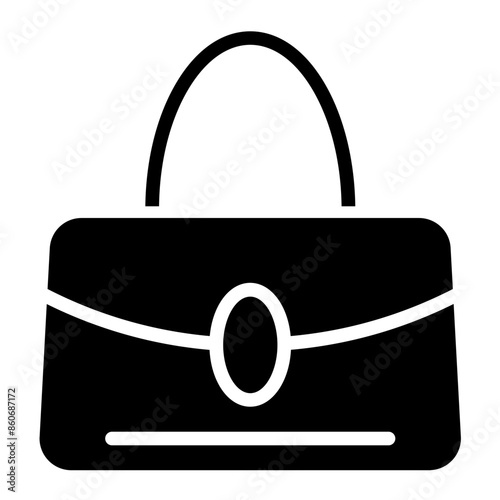 Vector Design Handbag Icon Style