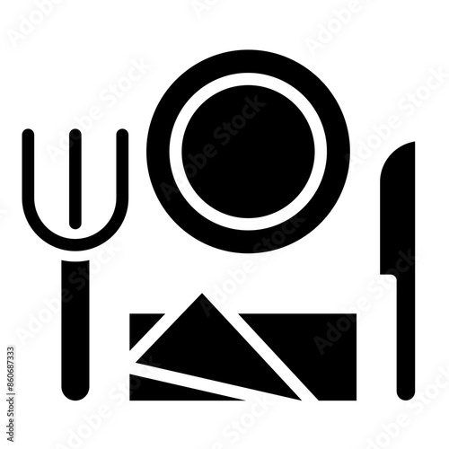 Vector Design Tableware Icon Style