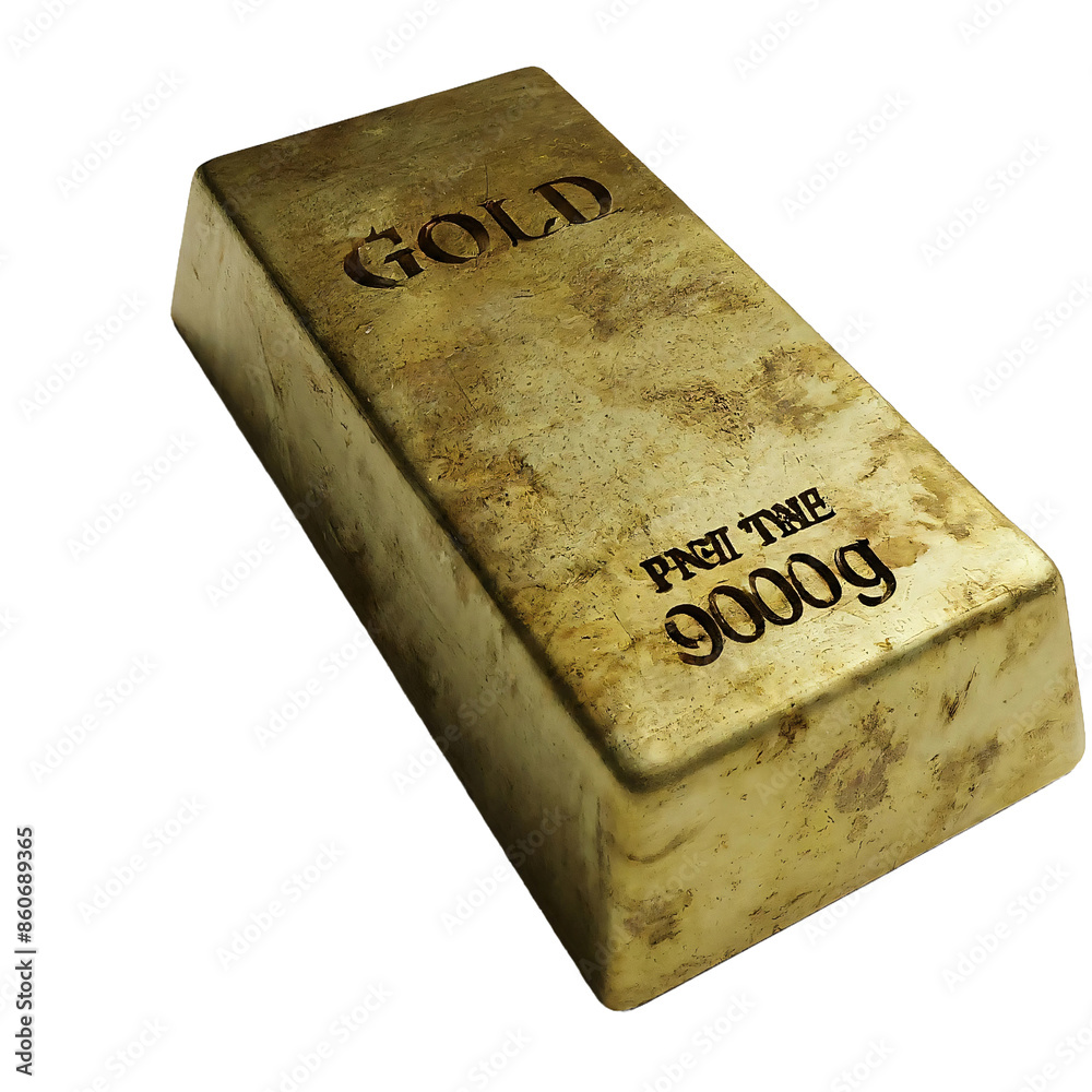 Gold Bar with Reflection transparent background PNG Gold Bar with Reflection transparent background PNG