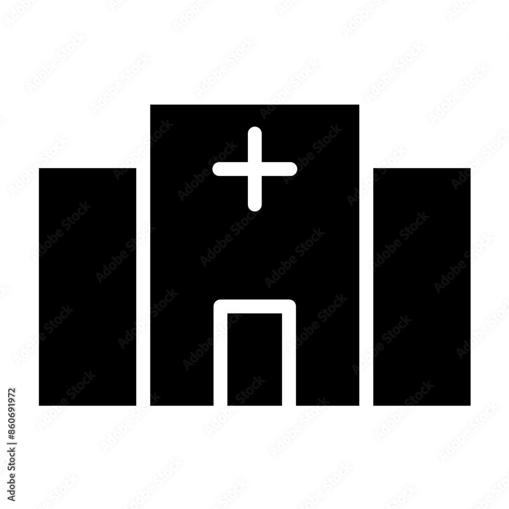 Fototapeta premium Vector Design Hospital Icon Style