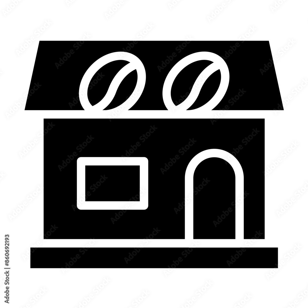 Vector Design Coffee Shop Icon Style Vector Design Coffee Shop Icon Style