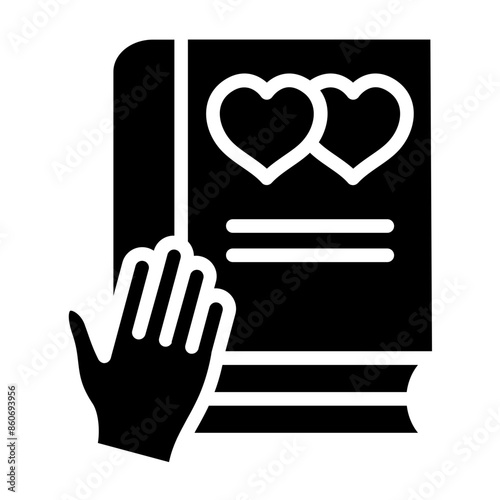 Vector Design Wellness Oath Icon Style