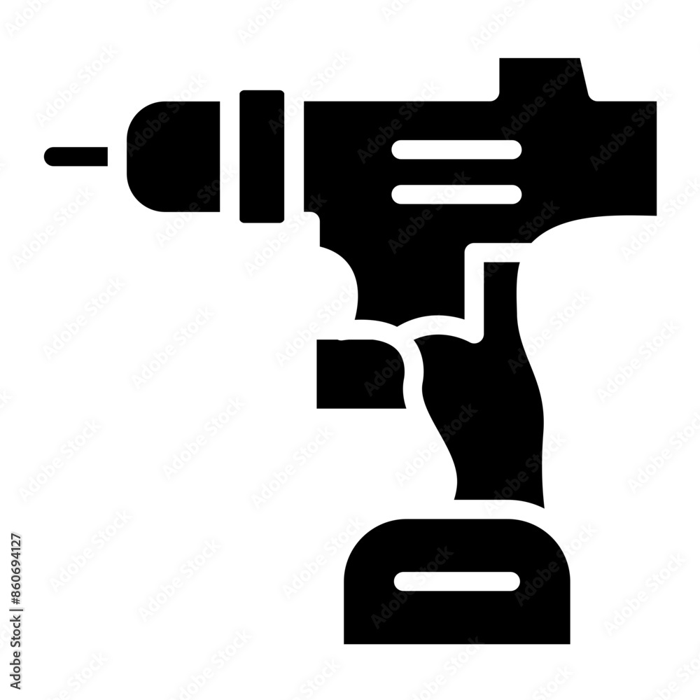 Vector Design Drill Icon Style Vector Design Drill Icon Style