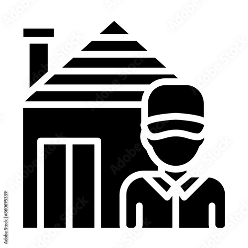 Vector Design Homeowner Icon Style