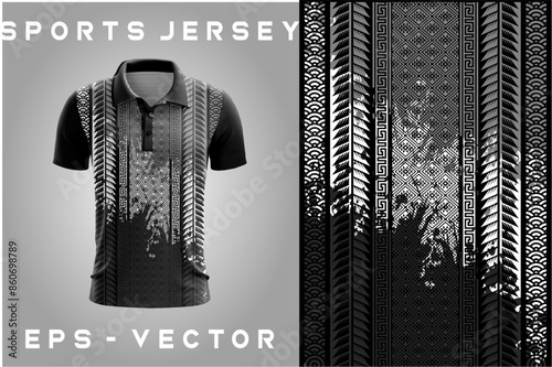 Sports Jersey Vector Illustration Background EPS