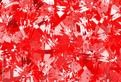 Light Red vector texture with random triangles.