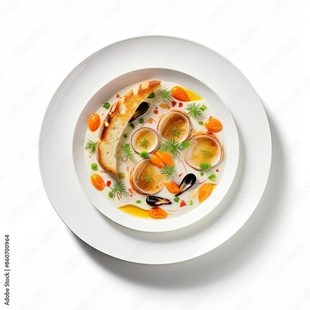 Famous food dish Isolated on a white background Famous food dish Isolated on a white background