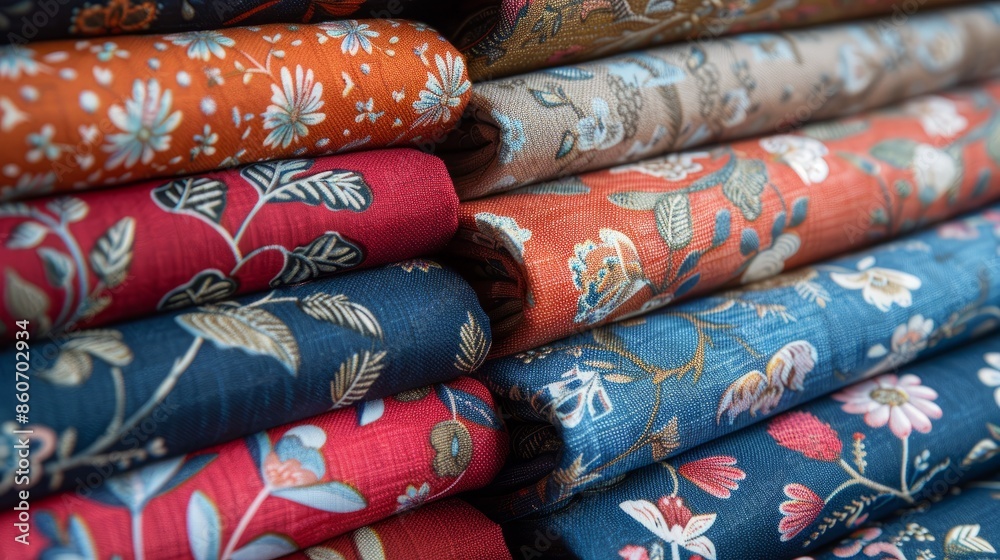 Elegant floral fabric designs