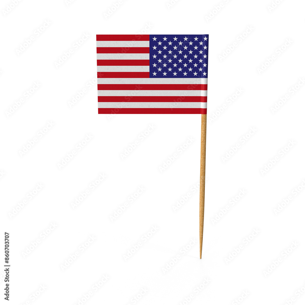 Fototapeta premium 3d United State of America flag