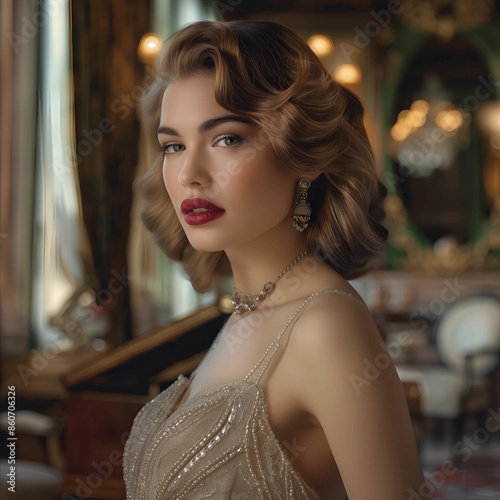 Elegant Fashion Portrait.