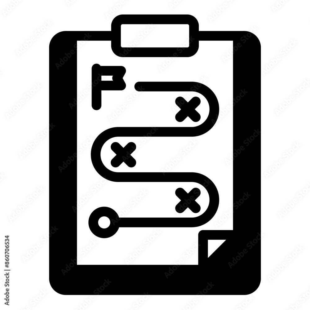 strategy glyph icon vector illustration isolated on white background strategy glyph icon vector illustration isolated on white background