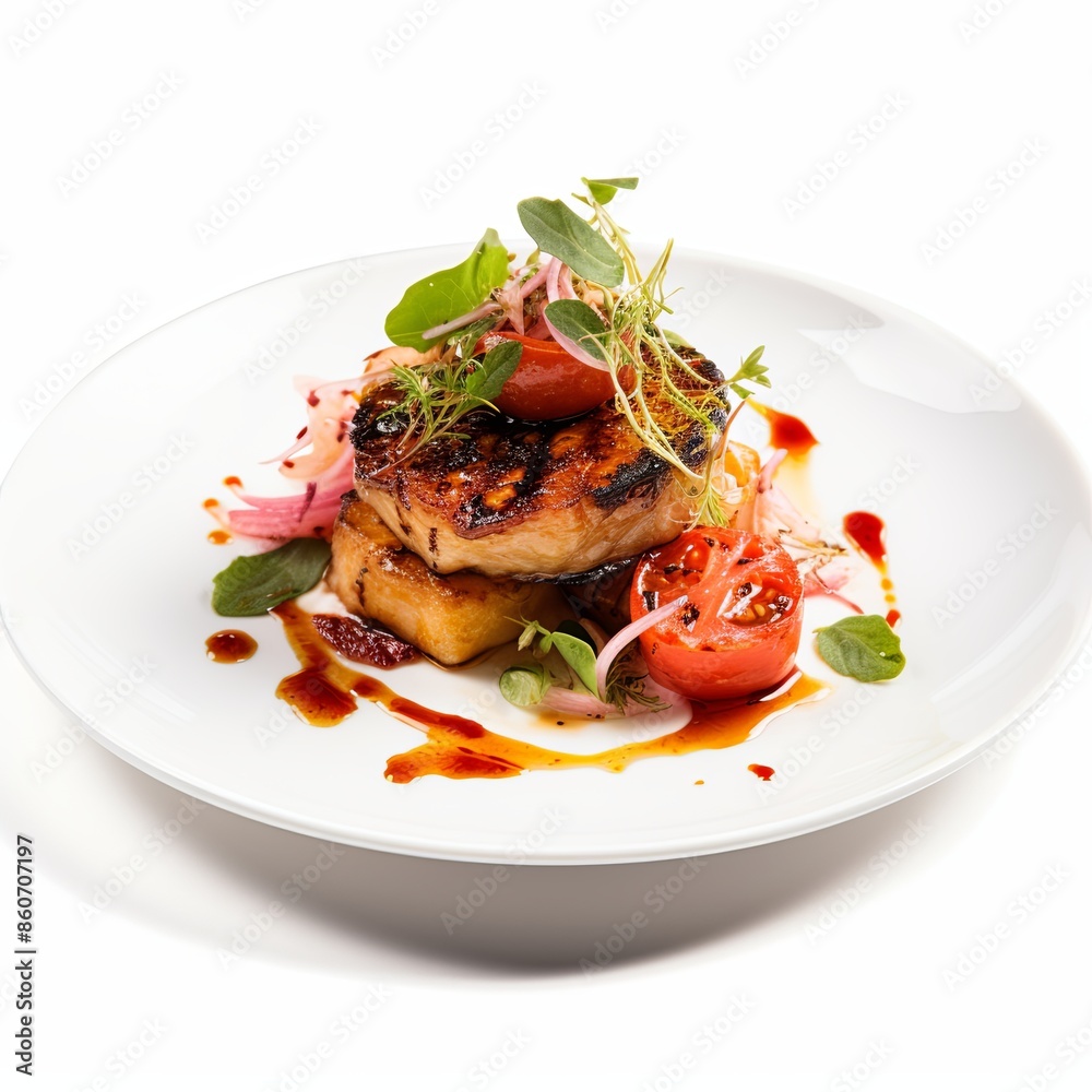 Famous food dish Isolated on a white background Famous food dish Isolated on a white background