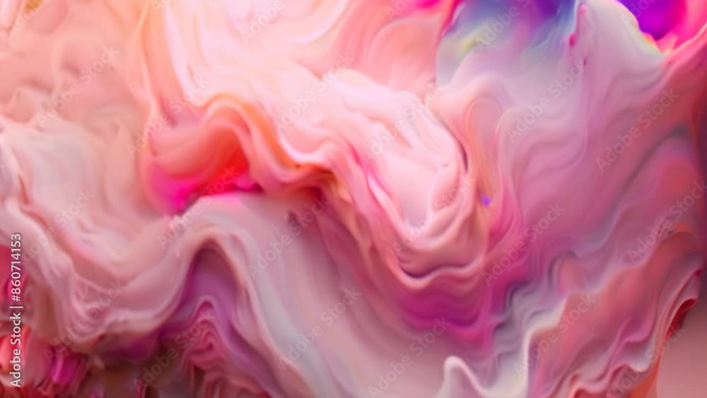Detailed view of delicate pink and white wavy pattern design, Delicate, swirling patterns of pink hues creating a mesmerizing effect Detailed view of delicate pink and white wavy pattern design, Delicate, swirling patterns of pink hues creating a mesmerizing effect