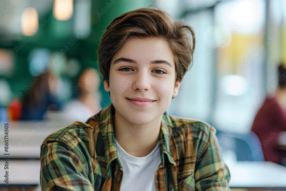 Portrait of a young bisexual leader in a progressive education organization Portrait of a young bisexual leader in a progressive education organization