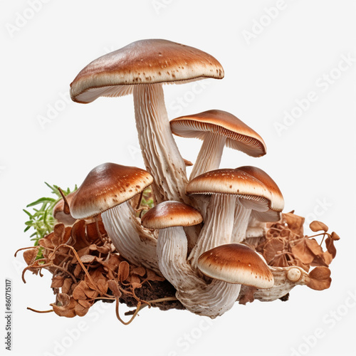Mushroom, Wild Mushroom, Natural Mushroom, Mushroom in Wild, Fresh Mushroom, Raw Mushroom, Generative AI