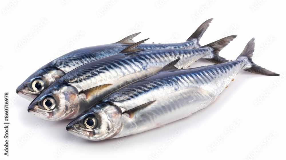 Herring salted raw fish isolated on white wallpaper background Herring salted raw fish isolated on white wallpaper background