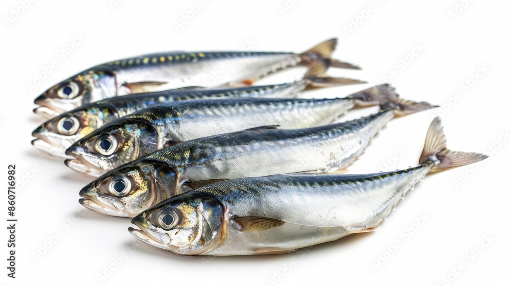 Herring salted raw fish isolated on white wallpaper background Herring salted raw fish isolated on white wallpaper background
