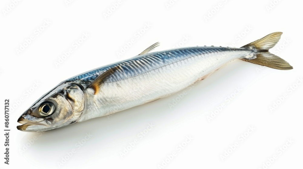 Herring salted raw fish isolated on white wallpaper background Herring salted raw fish isolated on white wallpaper background