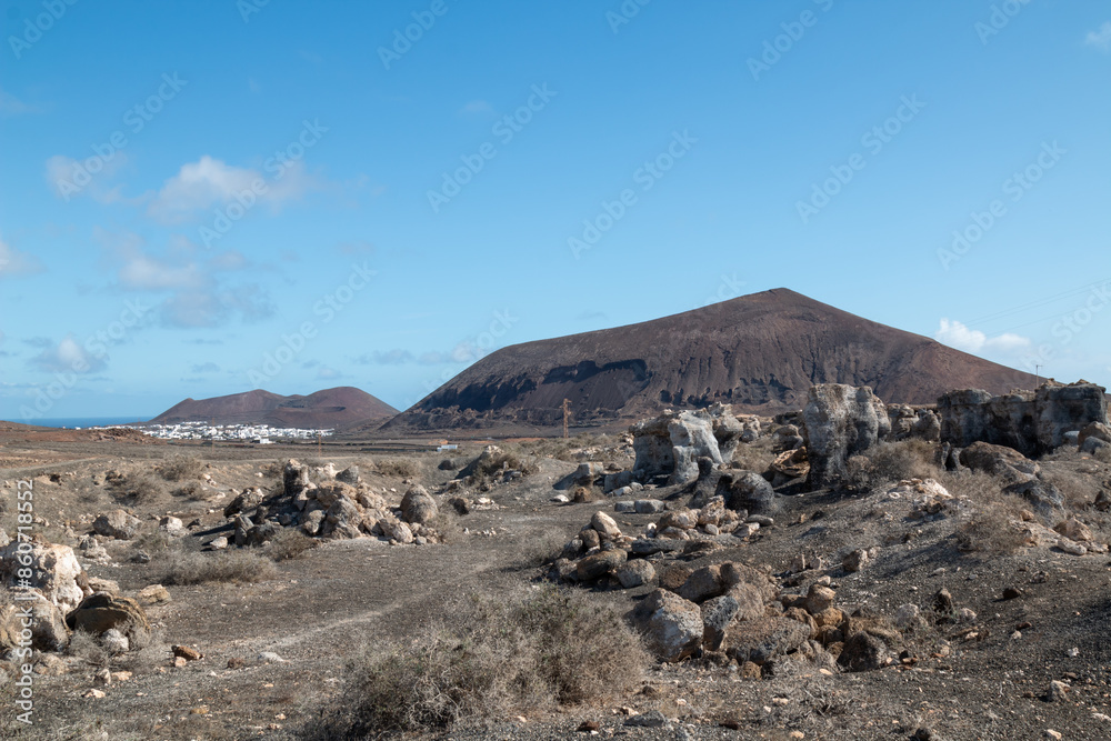 Rock formations park, Antigua Rofera, Lanzarote, Spain Rock formations park, Antigua Rofera, Lanzarote, Spain