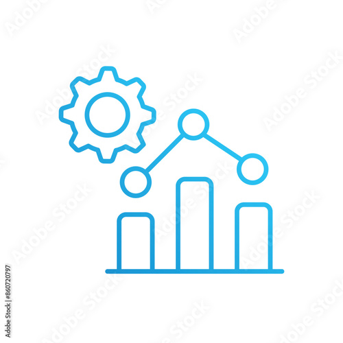 Bar Chart vector icon