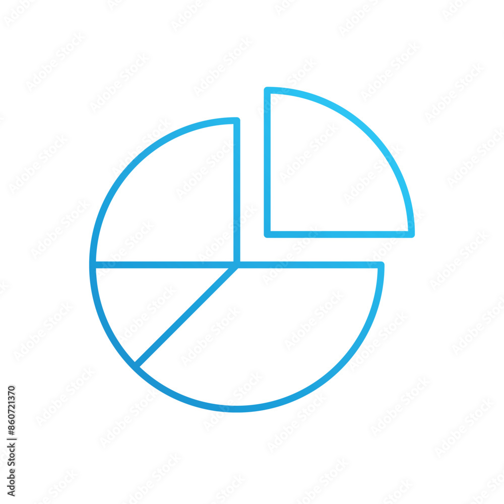 Pie Chart vector icon Pie Chart vector icon
