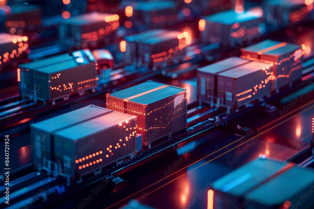 Smart warehouse system for efficient package handling in supply chain and logistics Smart warehouse system for efficient package handling in supply chain and logistics
