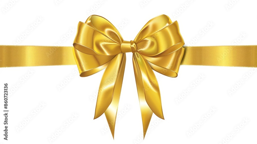 Bow ribbon satin holiday ornate package isolated on white wallpaper background Bow ribbon satin holiday ornate package isolated on white wallpaper background