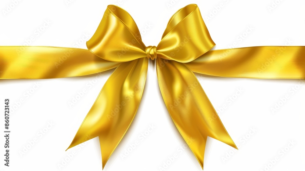 Bow ribbon satin holiday ornate package isolated on white wallpaper background Bow ribbon satin holiday ornate package isolated on white wallpaper background