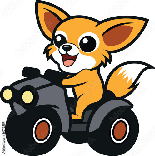 Enjoy beach rides vector illustration