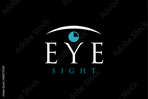 Eye sight logo design editable vector