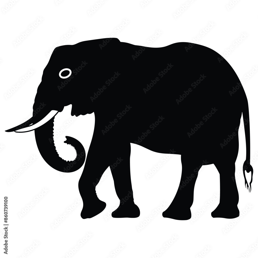Fototapeta premium elephant illustration
