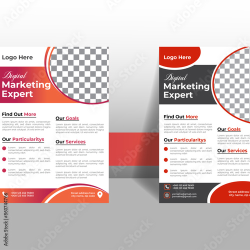 Corporate Business Flyer poster pamphlet brochure cover design layout background, Template vector design for Brochure, Annual Report, Magazine, Poster, Corporate Presentation, Portfolio,