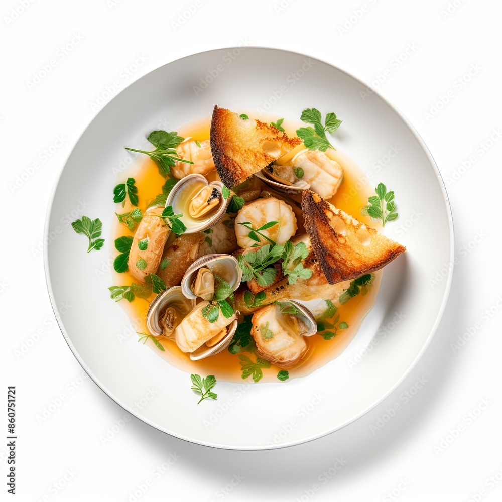 Famous food dish Isolated on a white background Famous food dish Isolated on a white background