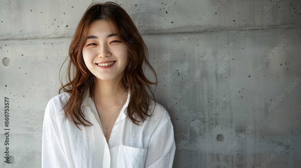 笑顔の日本人女性 笑顔の日本人女性