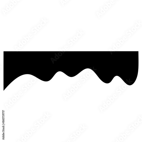 Wavy page top or footer