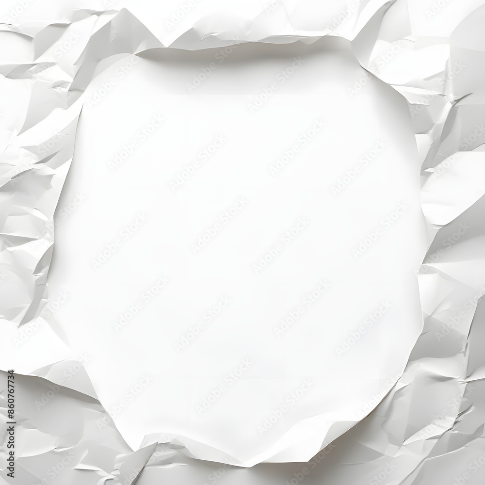 scrambled white paper with space for text scrambled white paper with space for text