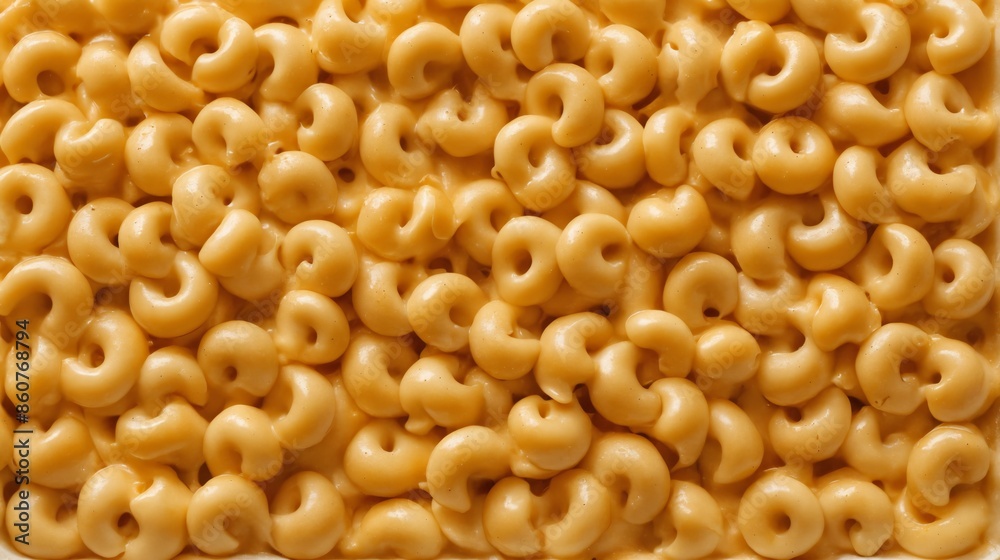 A creamy dream of cheesy pasta noodles A creamy dream of cheesy pasta noodles