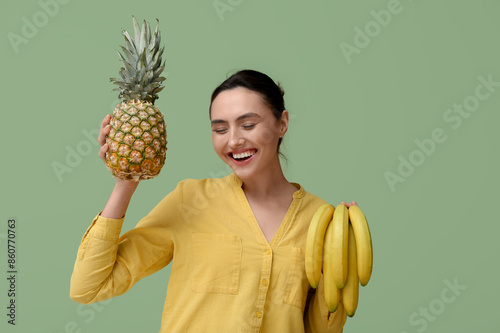 Beautiful young woman with ...