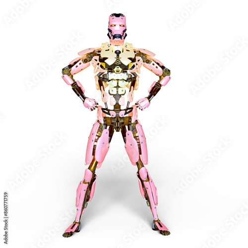 ロボット　3DCGレンダリング