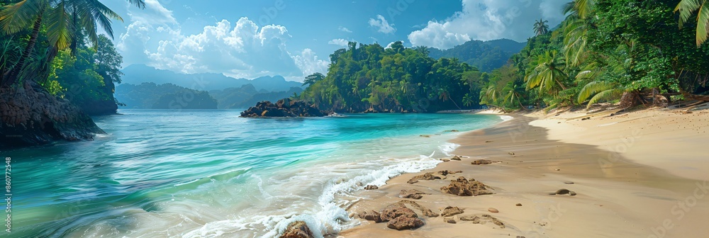 Obraz premium a tropical island