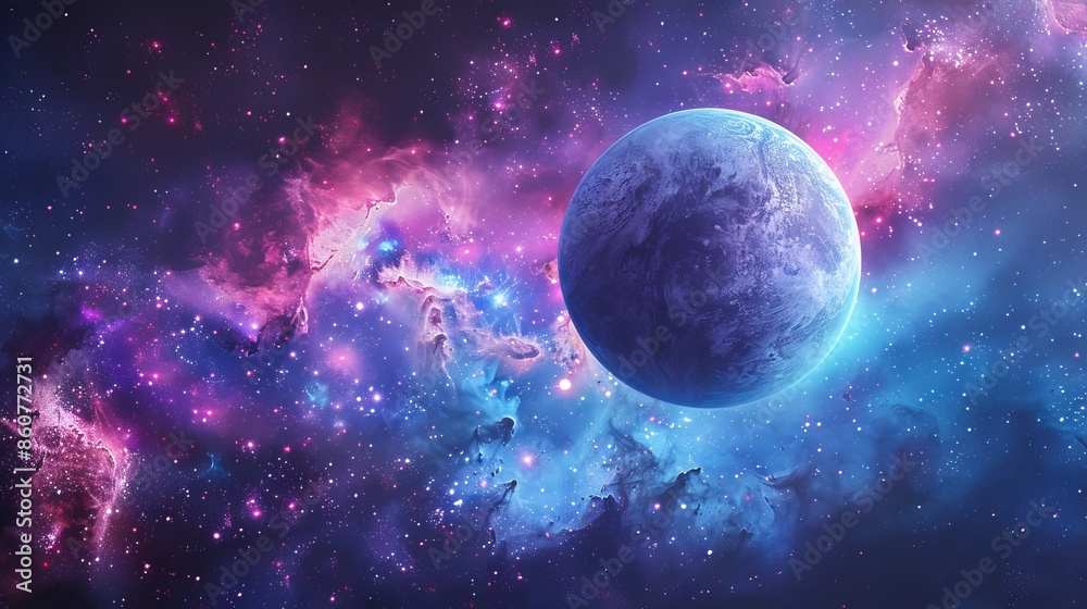 Planet in a Nebula Planet in a Nebula