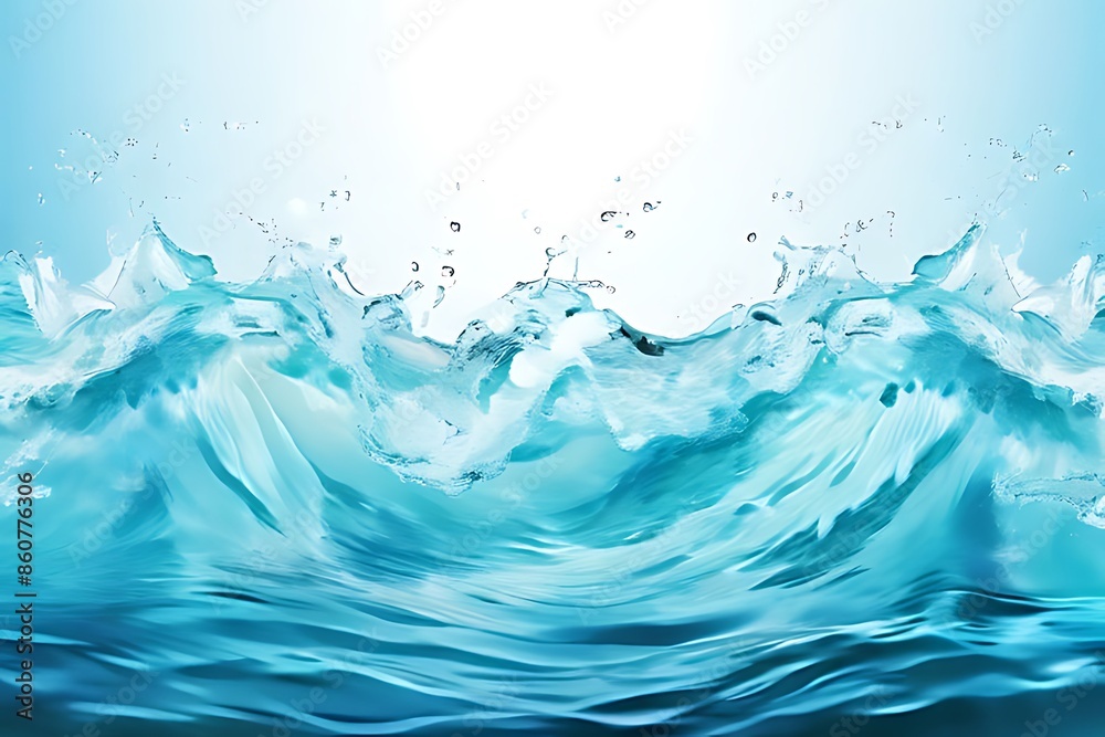 water splash isolated on white water splash isolated on white