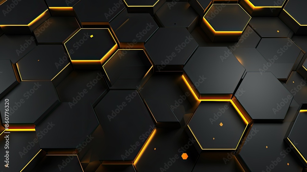 abstract background with hexagons abstract background with hexagons