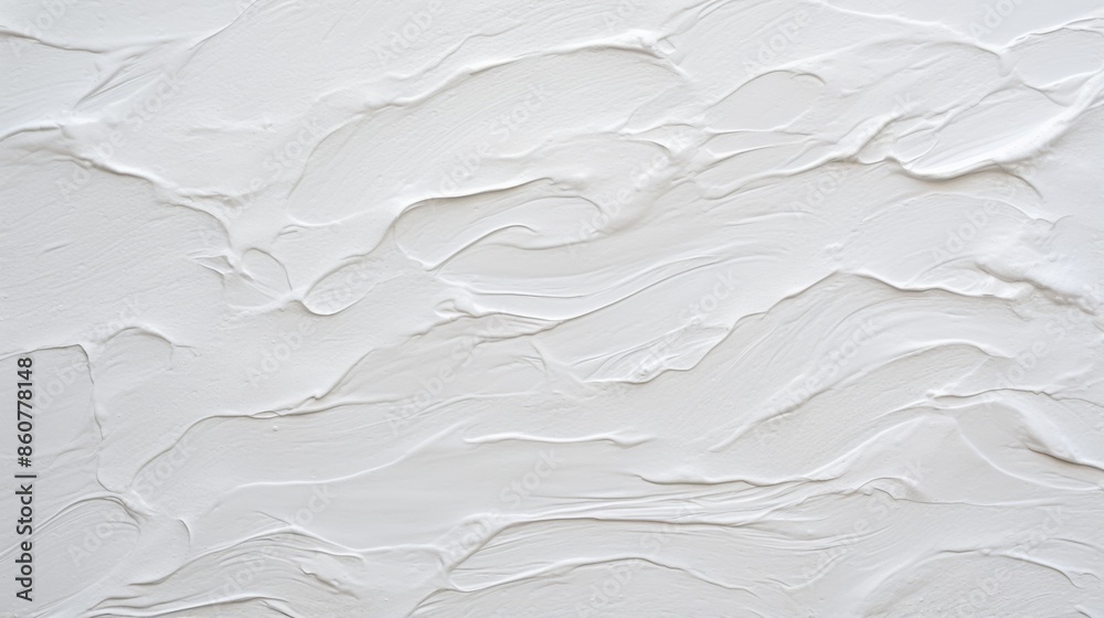 This abstract image showcases a white wall with skillfully applied smooth, sweeping texture patterns, perfect as a background or for use in creative design projects. This abstract image showcases a white wall with skillfully applied smooth, sweeping texture patterns, perfect as a background or for use in creative design projects.