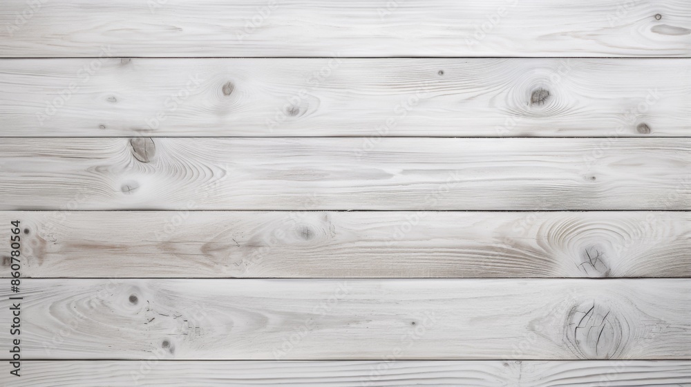 Naklejka premium A vibrant image capturing bright wooden planks with smooth grains and visible knots, these planks create a warm and inviting feel perfect for home interiors.