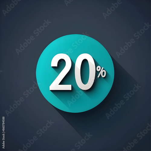 20% Off Sale Banner - Minimalist Design