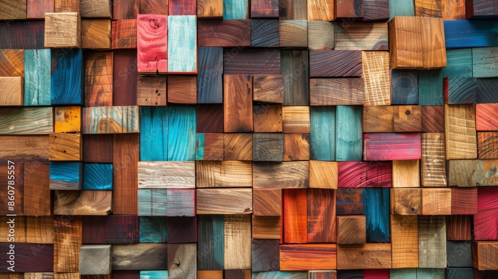 A vibrant assembly of colorful wooden blocks arranged in a visually striking pattern, showcasing variety in hues and textures, embodying artistic creativity and playfulness. A vibrant assembly of colorful wooden blocks arranged in a visually striking pattern, showcasing variety in hues and textures, embodying artistic creativity and playfulness.