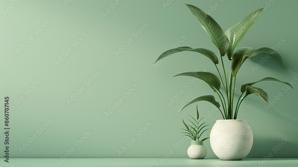 3D Rendering of Nature Plant with Isolated Green Background. wide copy space. high quality. high resolution. 8k. 3D Rendering of Nature Plant with Isolated Green Background. wide copy space. high quality. high resolution. 8k.