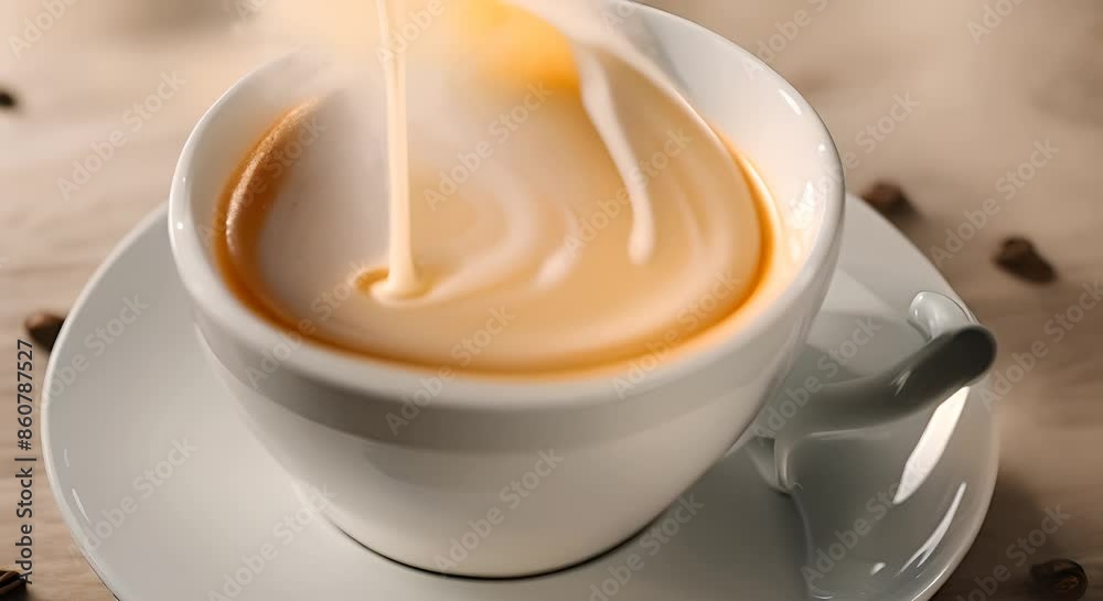 Crafting Latte Art A Baristas Skillful Pouring of Milk into Coffee Concept Barista Skills Latte Art Milk Frothing Techniques Coffee Pouring Mastery 4k Crafting Latte Art A Baristas Skillful Pouring of Milk into Coffee Concept Barista Skills Latte Art Milk Frothing Techniques Coffee Pouring Mastery 4k