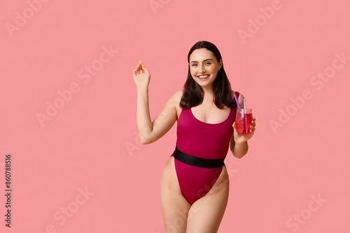 Beautiful young woman in sw...